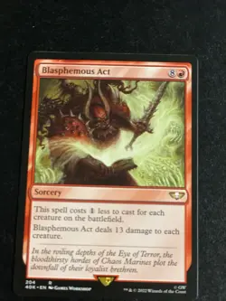 MTG - NM - Blasphemous Act - WARHAMMER 40,000 40K - Image 1