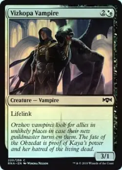 Vizkopa Vampire (220/259) - Ravnica Allegiance - Common (Foil) - Image 1