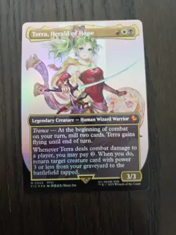 Pack Fresh Terra, Herald of Hope (Borderless) Commander: Final Fantasy Foil - Image 1