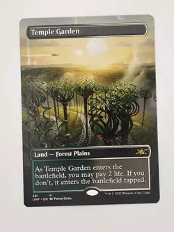 Temple Garden (Borderless) Unfinity - Near Mint - Image 1