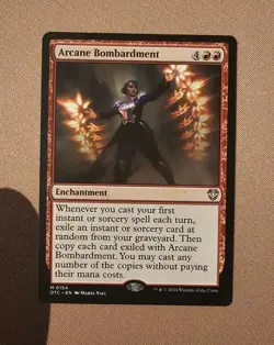 MTG Arcane Bombardment x1 NM from Commander: OTJ - Image 1