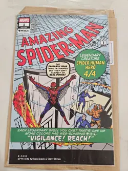 SDCC 2025 Magic The Gathering x Spider-Man Comic + Decks Black White Red - Image 1