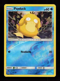 Psyduck 11/68 Common Hidden Fates Reverse Holo Pokemon Card - Image 1