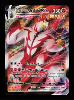 Single Strike Urshifu VMAX 086/163 SWSH05: Battle Styles Pokemon Card - Image 1