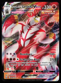 Single Strike Urshifu VMAX 086/163 SWSH05: Battle Styles Pokemon Card - Image 1