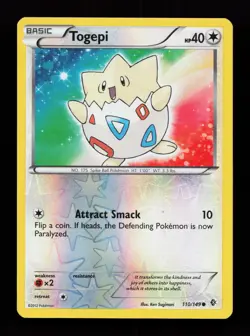 Togepi 110/149 Boundaries Crossed Reverse Holo Pokemon Card - Image 1