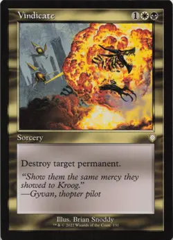 Vindicate (Retro Frame) R Commander: The Brothers' War 131 - MTG - Image 1