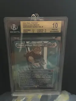 Beckett 10 Final Fantasy Cloud, Midgar Mercenary Surge Foil MTG - Image 1