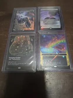 MtG Edge of Eternities Lot Galaxy Foil Mythic Rares Endstone Stomping Ground - Image 1