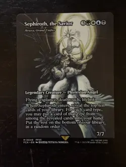 MTG Final Fantasy English Sephiroth, the Savior Showcase 0049 Non-Foil - Image 1
