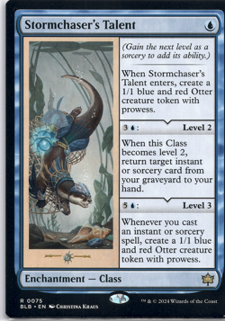Stormchaser's Talent [Bloomburrow] (BLB) [MTG] Magic 075 - Image 1