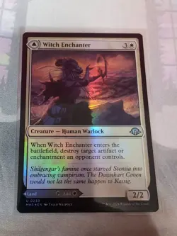 MTG - Witch Enchanter / Witch-Blessed Meadow - Foil - Modern Horizons 3 - Image 2