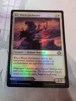 MTG - Witch Enchanter / Witch-Blessed Meadow - Foil - Modern Horizons 3 - Image 3
