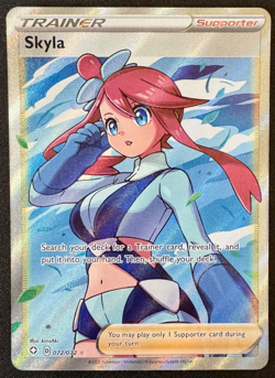 Skyla (Full Art) 072/072 Pokemon TCG Shining Fates Ultra Rare Near Mint - Image 1