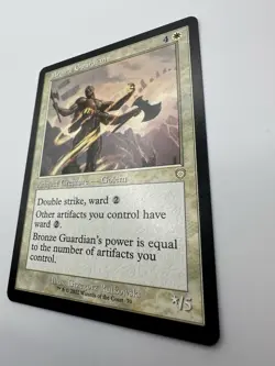 MTG TCG Bronze Guardian (Retro Frame) Commander: the Brothers' War Regular - Image 2