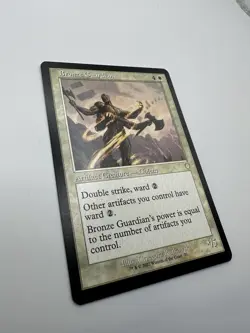 MTG TCG Bronze Guardian (Retro Frame) Commander: the Brothers' War Regular - Image 3
