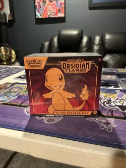 Pokemon TCG - Obsidian Flames Elite Trainer Box 9 Booster Pack ETB New Sealed - Image 1