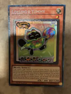 Yugioh! TCG - Lollipo Yummy - Collector’s Rare - Justice Hunters - JUSH-EN018 - Image 1