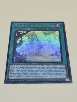 Yugioh Witch of the White Forest ALIN-EN058 Ultra Rare 1st Edition NM - Image 3