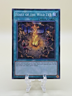 Feast of the Wild LV5 SP15-EN041 Shatterfoil Rare 1st Edition YUGIOH CARD VLP/NM - Image 1