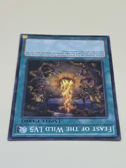 Feast of the Wild LV5 SP15-EN041 Shatterfoil Rare 1st Edition YUGIOH CARD VLP/NM - Image 2