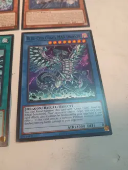 (1) Pre-owned 8 Yugioh Card Bundle For Anyone Making A Start To A Blue Eyes Deck - Image 5