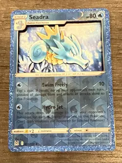 Pokemon Custom 3D Shadowbox Card Seadra!!🔥🔥🔥 - Image 1