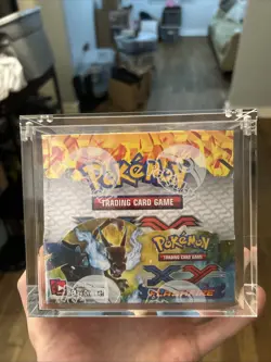 2014 Pokemon XY Flashfire Booster Box Factory Sealed - 36 Packs Clean With Case - Image 1