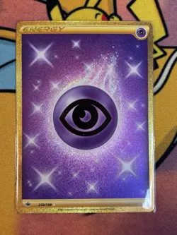 Psychic Energy 232/198 Gold Secret Rare Chilling Reign Pokemon Card Mint - Image 1