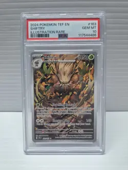 Shiftry 163/162 PSA 10 - Temporal Forces Illustration Rare - Graded Pokemon Card - Image 1