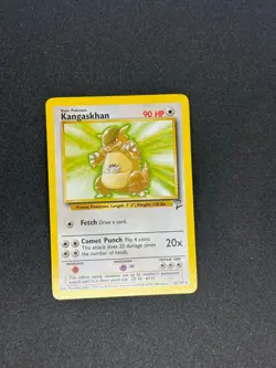 Pokemon Kangaskhan 26/130 Base Set 2 Non-Holo WOTC Vintage Card LP VGC - Image 1