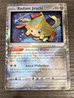Pokemon Custom 3D Shadowbox Card Radiant Jirachi!!!🔥🔥🔥 - Image 1