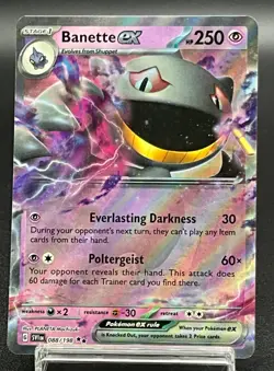 Banette ex 088/198 Scarlet & Violet Base Set Double Rare HOLO Pokemon Card - Image 1