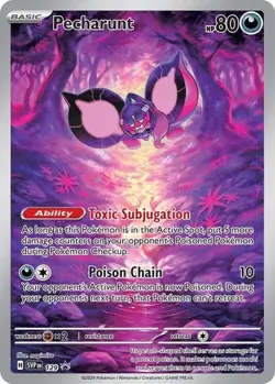 Pokemon Scarlet & Violet Shrouded Fable Promo - Pecharunt SVP 129 - Image 1