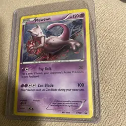 2015 Pokemon XY Promos Mewtwo-Holo Black Star #XY101 - Image 2