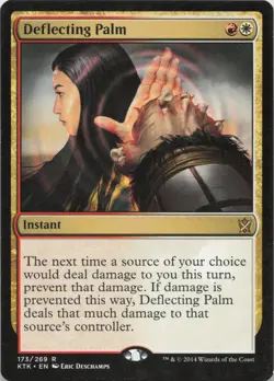 Deflecting Palm R Khans of Tarkir 173 - MTG - Image 1