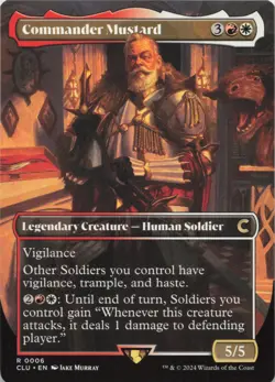 Commander Mustard (Borderless) R Ravnica: Clue Edition 6 - MTG - Image 1