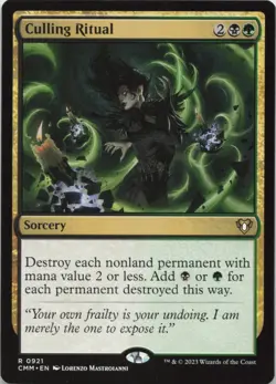 Culling Ritual R Commander Masters 921 - MTG - Image 1