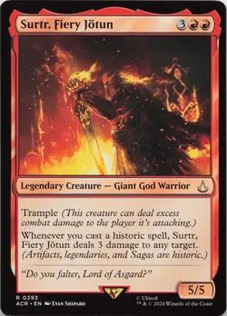 Surtr, Fiery Jotun R Universes Beyond: Assassin's Creed 293 - MTG - Image 1