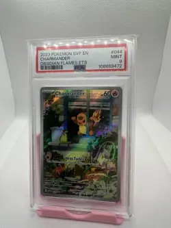PSA 9 2023 Pokemon SV Black Star Promos SVP EN Charmander #044 - Image 2