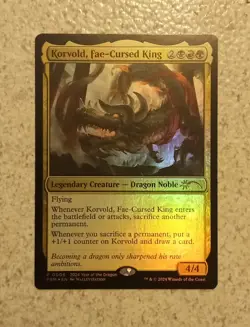MTG Korvold, Fae-Cursed King (year of the dragon promo) - Image 1