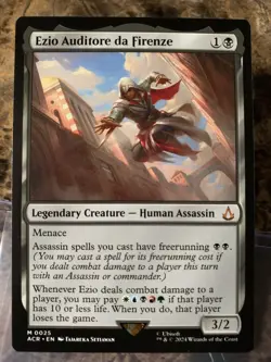 MTG TCG Assassins Creed Ezio Auditore da Firenze 0025 Regular Mythic - Image 1