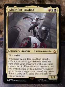 MTG TCG Assassins Creed Altair Ibn-La'Ahad 0045 Regular Mythic - Image 1