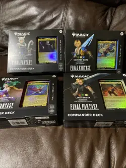 MtG Commander FINAL FANTASY Commander Deck Display, NEW SEALED - Image 2