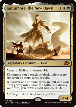Ketramose, the New Dawn 0209 ~ Mythic NM MTG Aetherdrift - Image 1