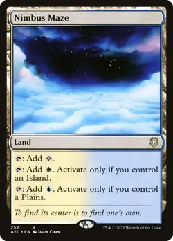 1x - Nimbus Maze - CMR: Forgotten Realms - NM MTG - Image 1