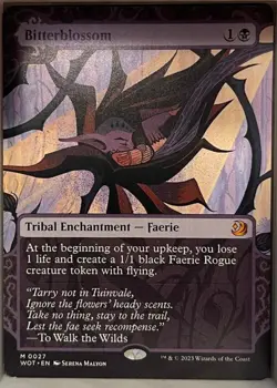 MTG Magic the Gathering NM Bitterblosom 0027 Wilds of Eldraine - Image 1