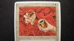 Printer Hickey Magic the Gathering Healing Salve misprint error card 1995 MTG MP - Image 3