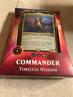 Timeless wisdom Commander deck sealed 2020 MTG - Image 1