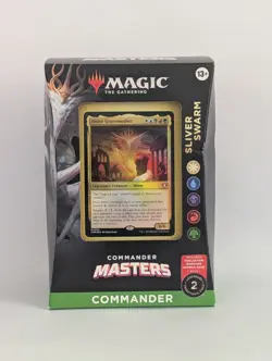 Magic The Gathering Commander Masters Precon Commander Deck Sliver Swarm MTG New - Image 1